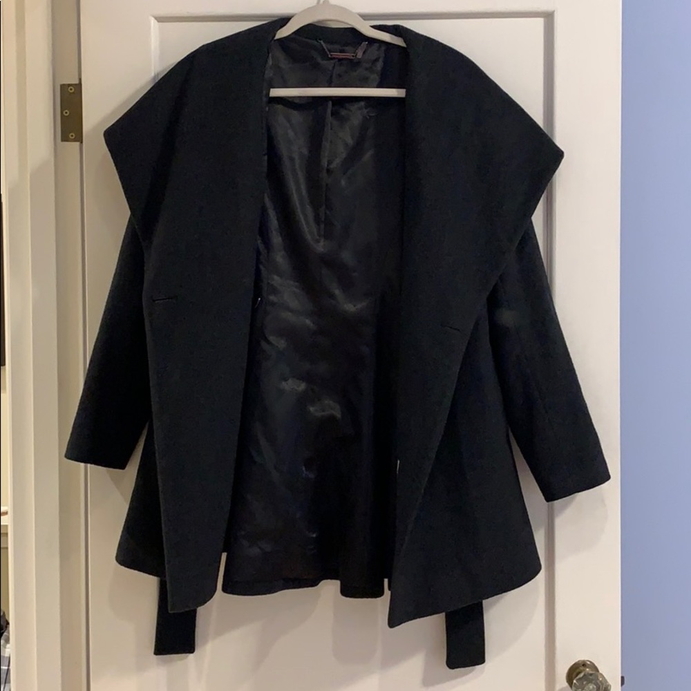 Trina Turk Peacoat with Hood